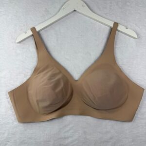 Knix WingWoman Contour Bra Beige Wireless Seamless Full Coverage XXXL